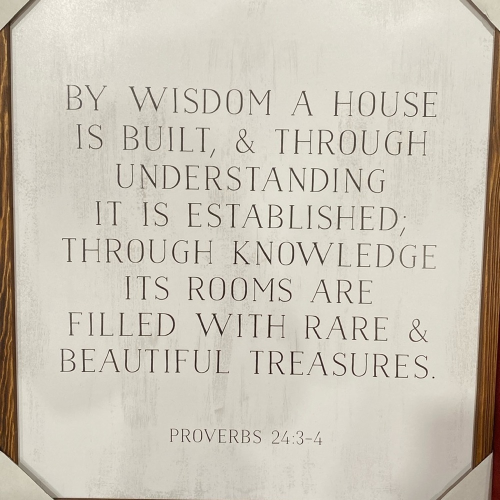 We wall frame 20 x 22